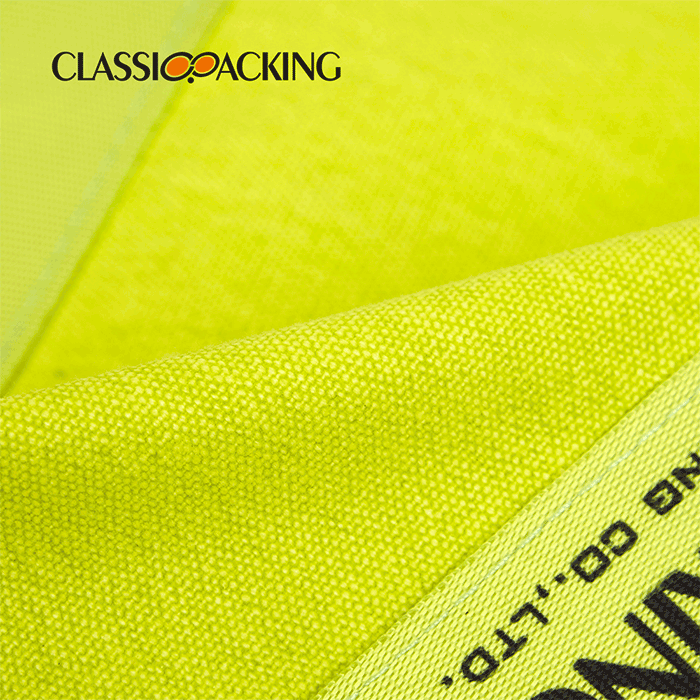 Fluorescent Green Canvas Makeup BagsWholesale - CLASSIC PACKING