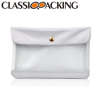 Trendy White Promotional Cosmetic Bags