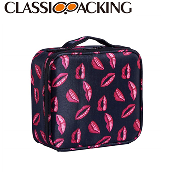Cosmetic Case With Adjustable Dividers