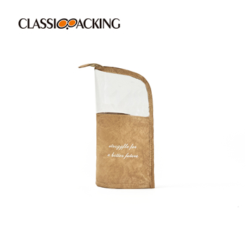 Clear Dupont Paper Cosmetic Bags Wholesale