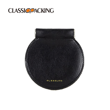 Round Leather Squeeze Wholesale Coin Purse