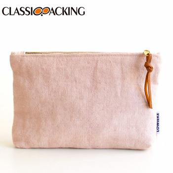 Natural Linen Wholesale Eco Toiletry Bags