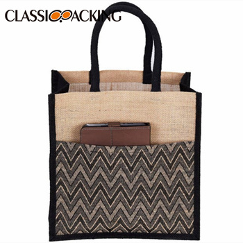 Jute Reusable Tote Bags Bulk