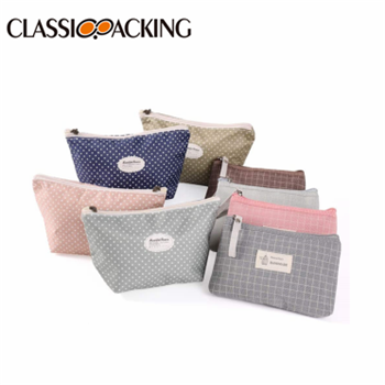 Recycled Canvas Cosmetic Bags Bulk
