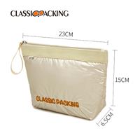 glossy polyester makeup bag size