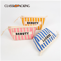 striped eco friendly toiletry bag color options